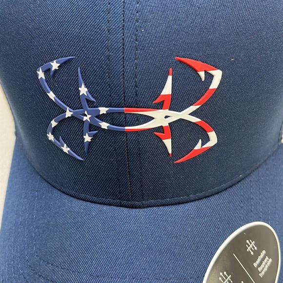 Under Armour Fish Hook Cap Navy Size M/L NWT - Picture 2 of 6
